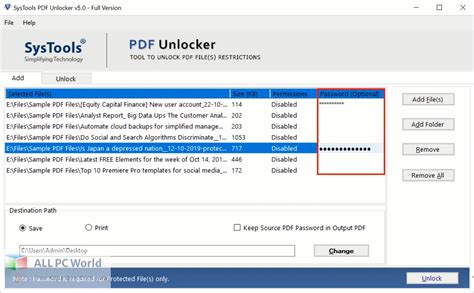 SysTools PDF Watermark Remover