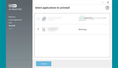 ESET AV Remover tool
